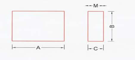 Rectangular Shape Magnets